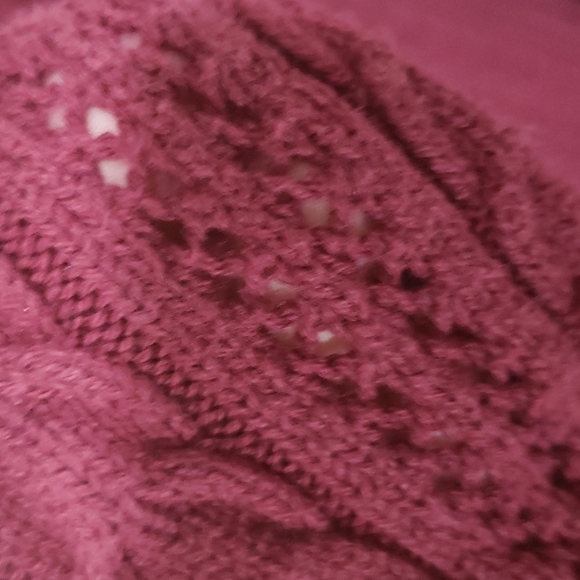 TODAY⚡LANE BRYANT KNIT HOODED SWEATER SZ 18/20 - Picture 4 of 5